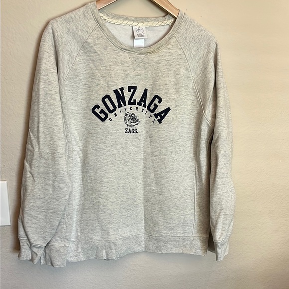 Gonzaga University Gray crewneck Sweatshirt size XL - Picture 1 of 4